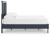 Ashley Simmenfort Navy Blue Full Platform Bed