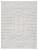 Ashley Lambworth Gray Cream 5'3" x 7' Rug
