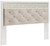Ashley Altyra White King Panel Headboard Bed with Mirrored Dresser, Chest and Nightstand