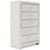 Ashley Altyra White King Panel Headboard Bed with Mirrored Dresser, Chest and Nightstand
