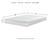 Ashley Piperton White Twin Platform Bed with Mattress EB1221/111/M727/11