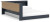 Ashley Simmenfort Navy Blue Full Bookcase Storage Bed