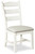 Ashley Valebeck White Brown Dining Table and 6 Chairs