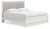 Ashley Birmonton White King Upholstered Panel Bed and Dresser