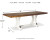 Ashley Valebeck White Brown Dining Table
