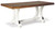 Ashley Valebeck White Brown Dining Table