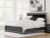 Ashley Birmonton Black King Upholstered Panel Bed