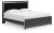 Ashley Birmonton White King Upholstered Panel Bed