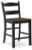 Ashley Valebeck Multi Counter Height Dining Table and 4 Barstools with Storage