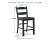 Ashley Valebeck Multi Counter Height Dining Table and 4 Barstools with Storage