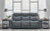 Ashley Mindanao Steel Power Reclining Sofa