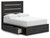 Ashley Delmorta Dark Gray Full Panel Bed with Storage, Dresser, Mirror, Chest and 2 Nightstands