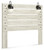 Ashley Cambeck Whitewash Queen Panel Headboard Bed with Mirrored Dresser, Chest and Nightstand