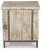 Ashley Laddford Whitewash Single Door Accent Cabinet