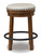 Ashley Valebeck White Brown Counter Height Dining Table and 4 Barstools D546/32/124(4)