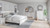 Ashley Altyra White King Panel Bed with Mirrored Dresser and 2 Nightstands