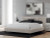 Ashley Birmonton Black King Upholstered Bed, Chest and Nightstand
