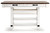 Ashley Valebeck White Brown Counter Height Dining Table