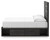 Ashley Delmorta Dark Gray Full Panel Bed with Storage, Dresser and Mirror