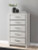 Ashley Birmonton White Chest of Drawers