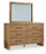 Ashley Sherbana Light Brown Dresser and Mirror