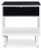 Ashley Gardoni White Black End Table