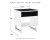 Ashley Gardoni White Black Coffee Table with 2 End Tables