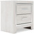 Ashley Altyra White King Bookcase Headboard Bed with Mirrored Dresser and 2 Nightstands