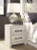 Ashley Cambeck Whitewash Queen Panel Bed with 4 Storage Drawers, Dresser, Mirror, Chest and 2 Nightstands