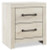 Ashley Cambeck Whitewash Queen Panel Bed with 4 Storage Drawers, Dresser, Mirror, Chest and 2 Nightstands