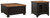 Ashley Valebeck Black Brown Coffee Table with 1 End Table