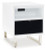 Ashley Gardoni White Black Chairside End Table