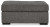 Ashley Gardiner Pewter Sofa Chaise with Ottoman