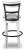 Ashley Valebeck Black Bar Height Bar Stool