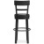 Ashley Valebeck Black Bar Height Bar Stool