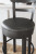 Ashley Valebeck Black Bar Height Bar Stool