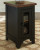 Ashley Valebeck Black Brown 2 End Tables