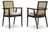 Ashley Galliden Light Brown Dining Table and 8 Chairs with Storage D841/45/01(6)/02A(2)/60