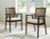 Ashley Galliden Light Brown Dining Table and 6 Chairs with Storage D841/45/01(4)/02A(2)/60