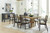 Ashley Galliden Light Brown Dining Table and 6 Chairs with Storage D841/45/01(4)/02A(2)/60