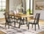 Ashley Galliden Light Brown Dining Table and 4 Chairs
