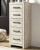 Ashley Cambeck Whitewash Narrow Chest of Drawers