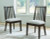 Ashley Galliden Black Dining Chair (Set of 2)