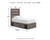 Ashley Urbanoore Brown Gray Twin Panel Bed with Storage, Dresser and Mirror