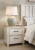 Benchcraft Shaybrock Antique White King Panel Bed, Dresser, Mirror and Nightstand