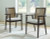 Ashley Galliden Black Dining Arm Chair (Set of 2)