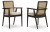 Ashley Galliden Black Dining Arm Chair (Set of 2)