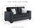 Ashley Altari Alloy Sofa, Loveseat, Chair and Ottoman
