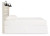 Ashley Cambeck Whitewash King Panel Headboard