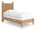 Ashley Galletyn Warm Brown Twin Panel Bed with Chest and Nightstand